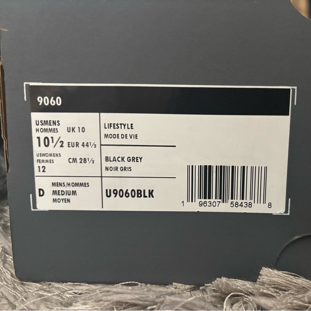 Black/Grey New Balance 9060 (U9060BLK) - Picture 4 of 4